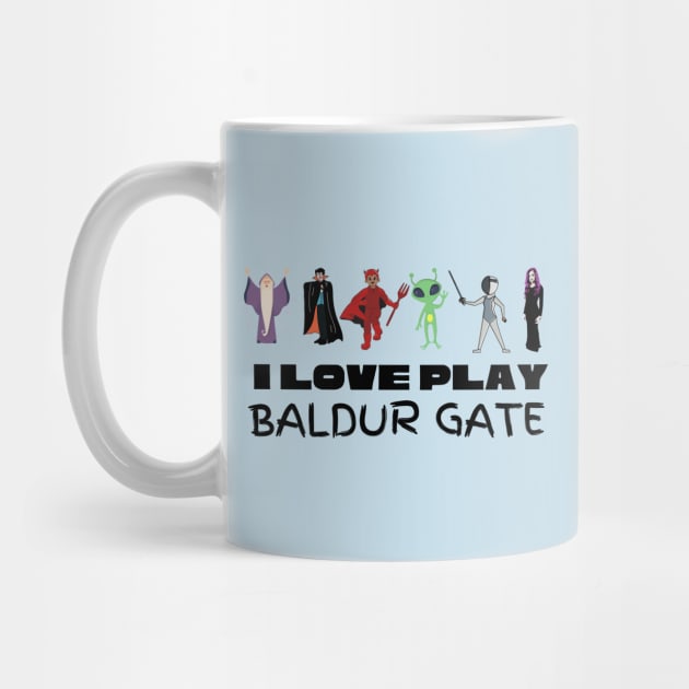 I Love Play Baldur Gate by CursedContent